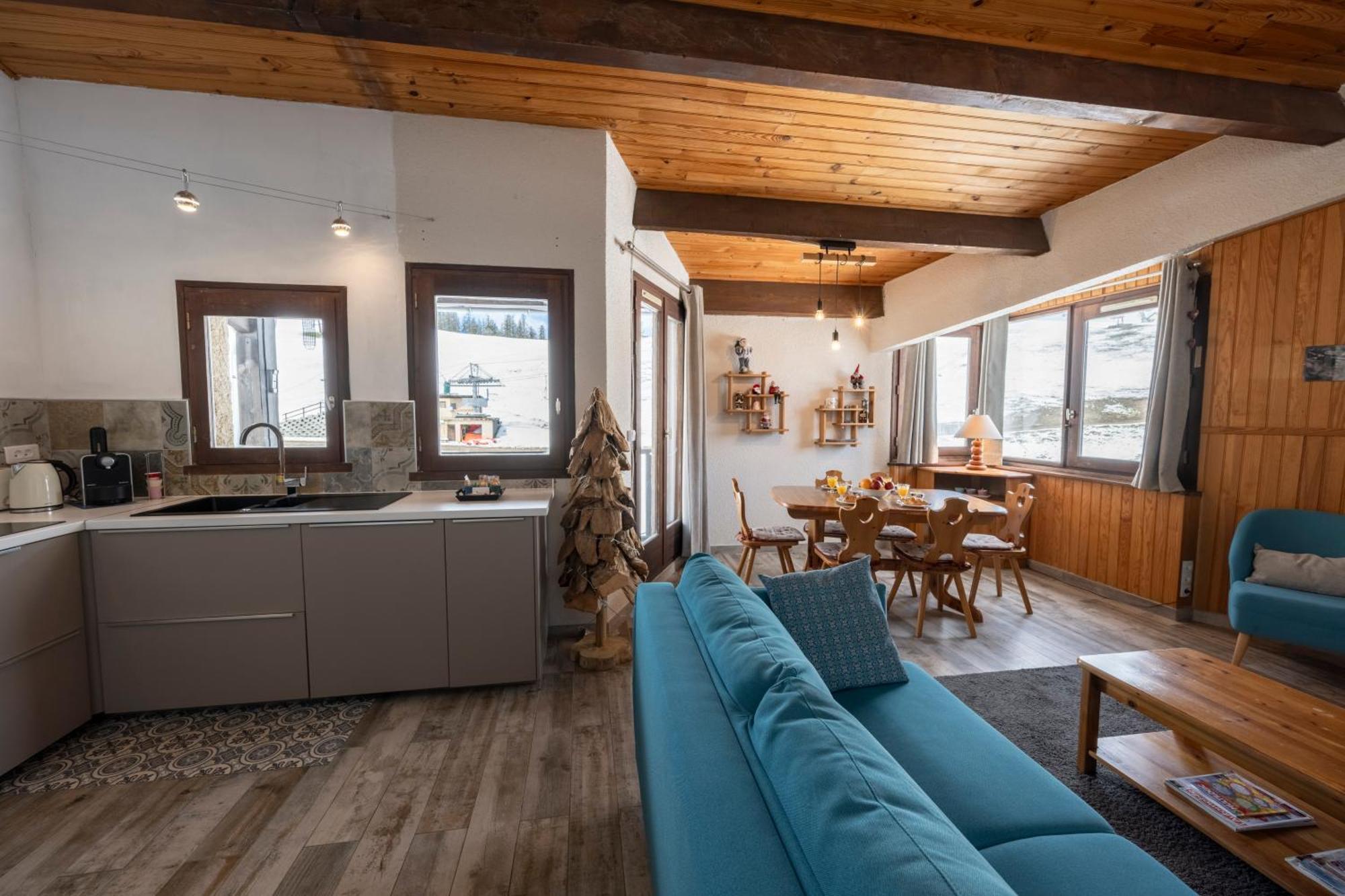 Apartmán Echo Des Marmottes - Au Pied Des Pistes - Parking Enchastrayes Exteriér fotografie
