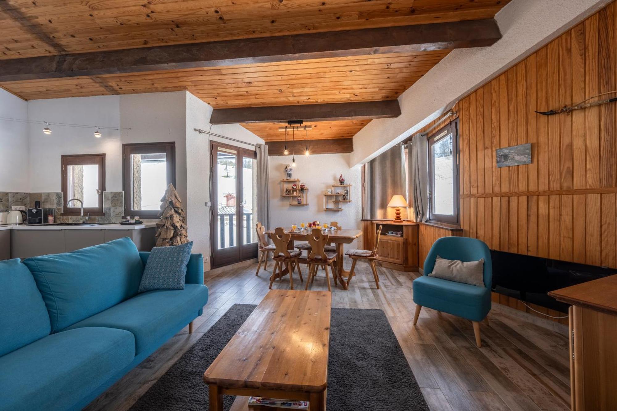 Apartmán Echo Des Marmottes - Au Pied Des Pistes - Parking Enchastrayes Exteriér fotografie